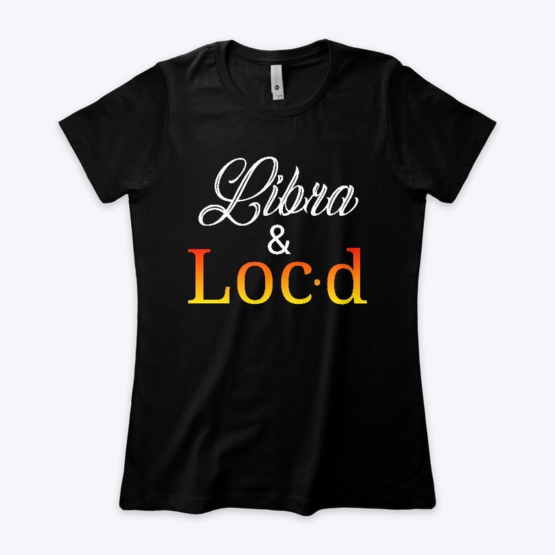 Libra & loc'd zodiac tee shirt