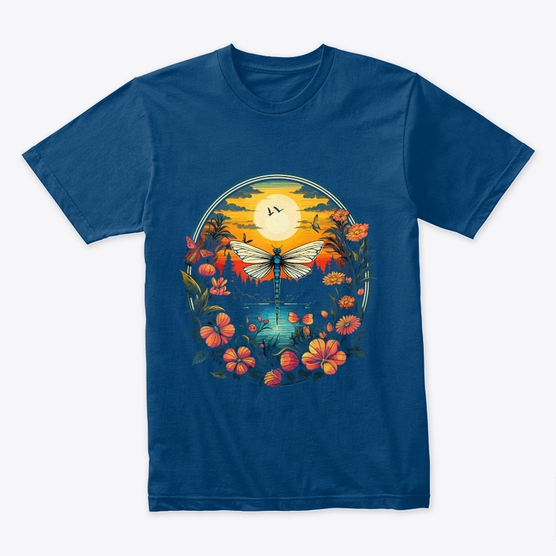 Colorful Dragonfly Lover Art