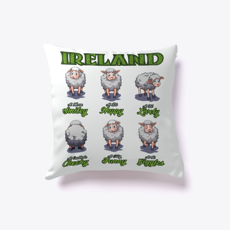 Happy Sheep Irish St Patrick Farmer Gift