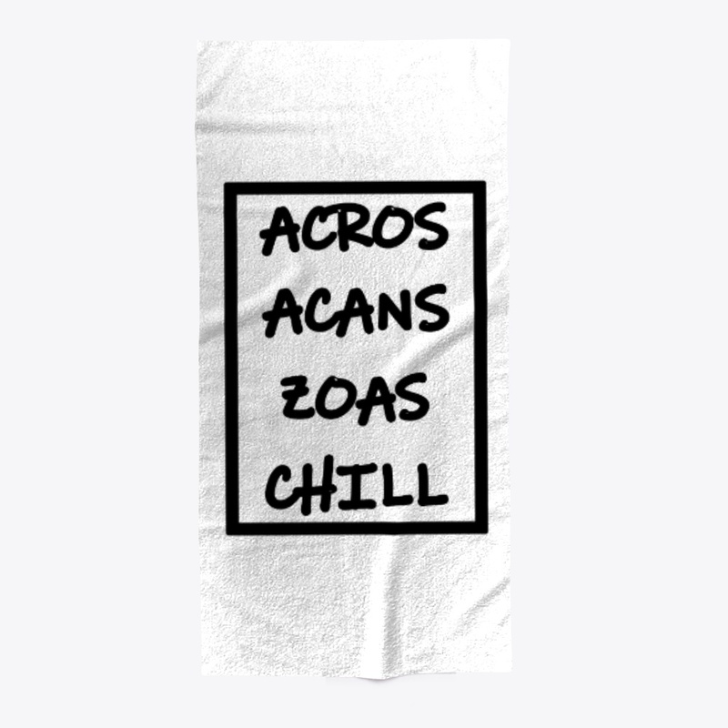 Acros, Acans, Zoas, Chill (WHITE)
