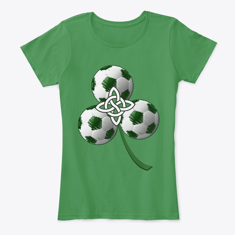 Soccer Ball Celtic Knot St Patricks Gift