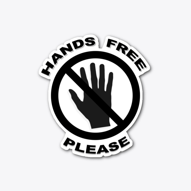 Hands Free Please Alt Sticker