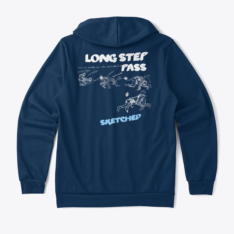Long Step Pass by Sketched Jiu Jitsu