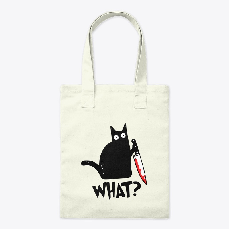 Murderous Black Cat With Knife | What? 