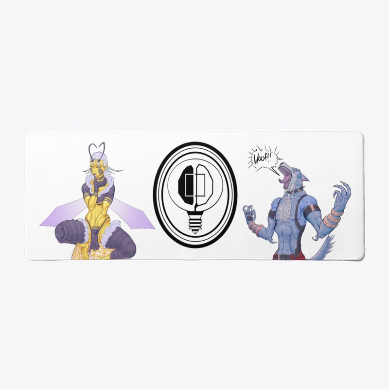 Cyberwerewolf/Bumble Bee Desk Mat