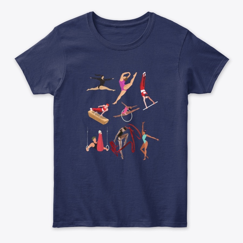 Gymnast Serving It Up