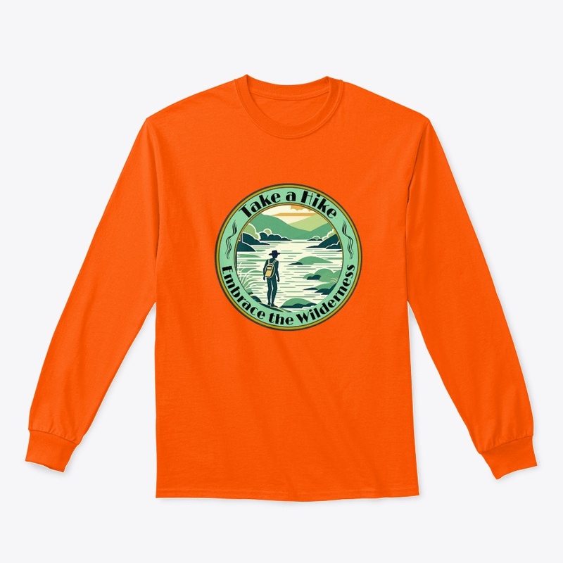 Take Hike Embrace Wilderness Deco Design