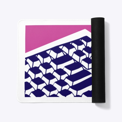 Chroma Desk Mat White T-Shirt Back