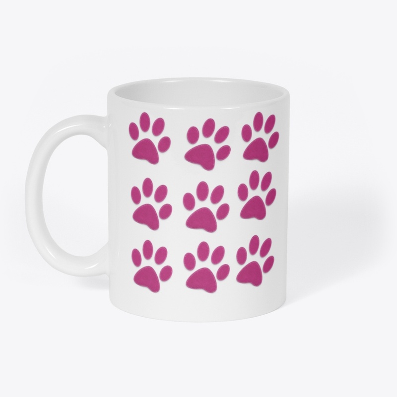 Cute Cat Paw Prints