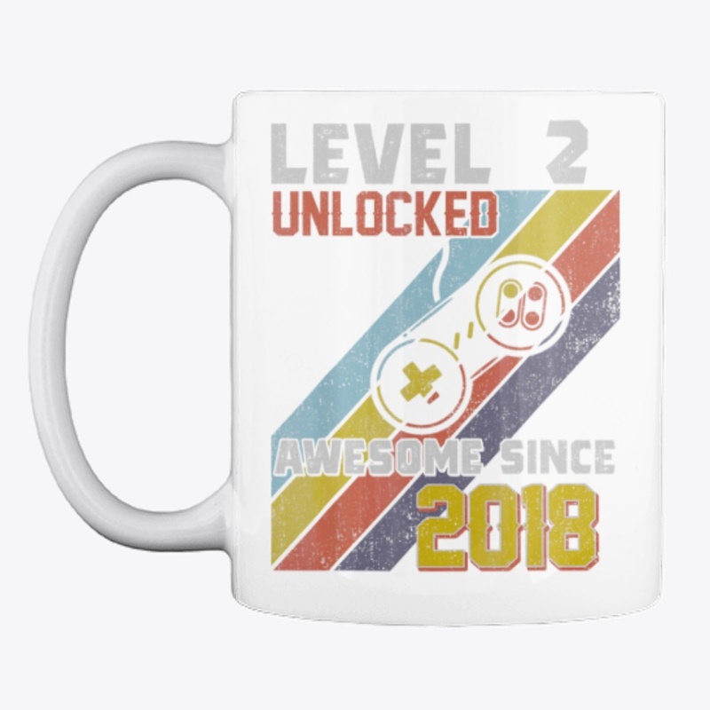 2nd Birthday Level 2 Born In 2018 Gift