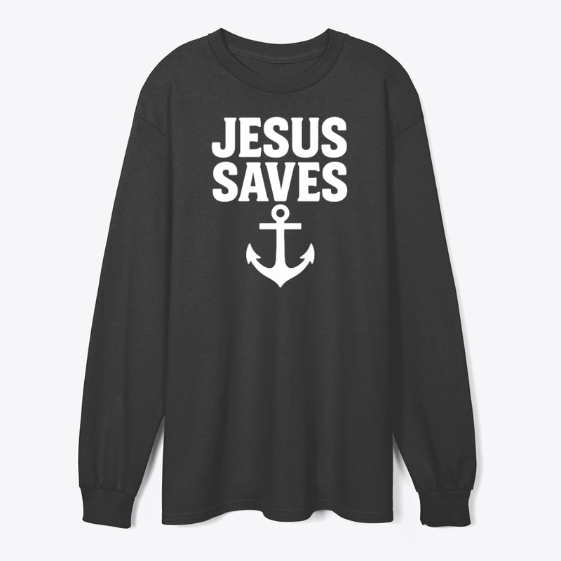 Jesus Saves Anchor of Hope (Dark Colors)