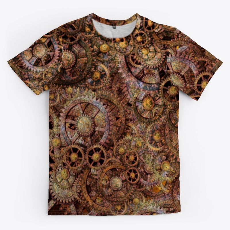 Steampunk Machine - All Over Print Tee