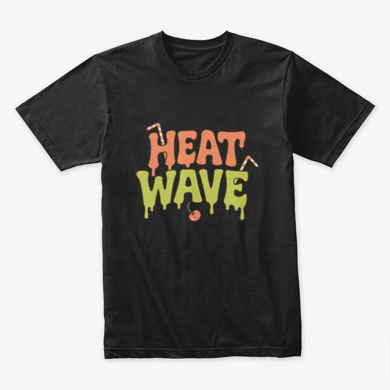 Drippy Retro "Heat Wave" Summer Graphic