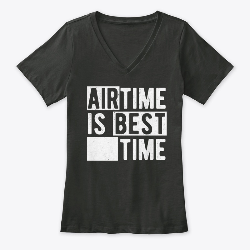 Airtime Is Best Time, white