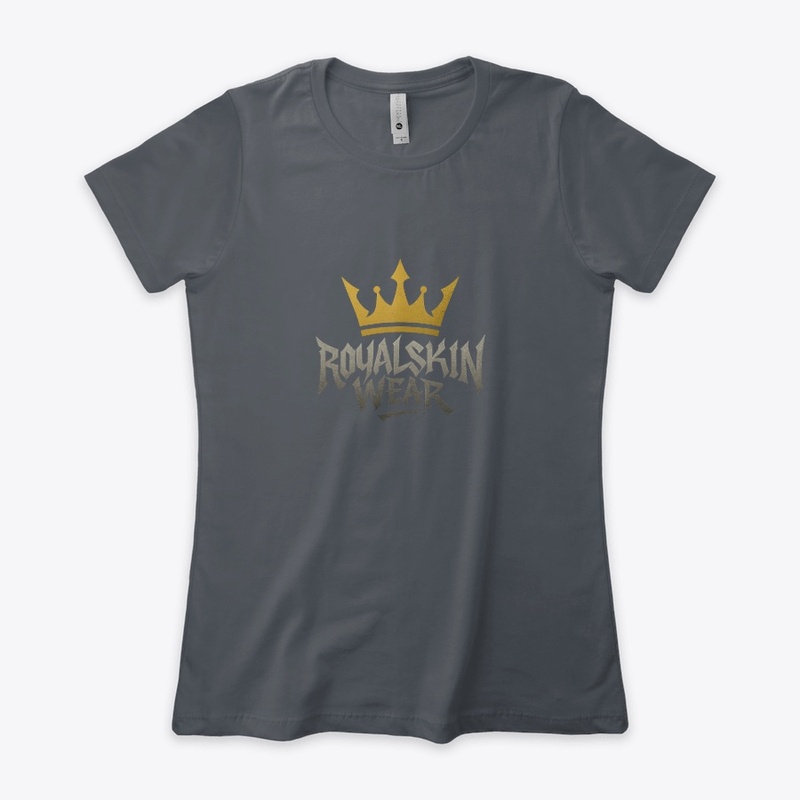 RoyalSkinWear logo women boyfriend tee 