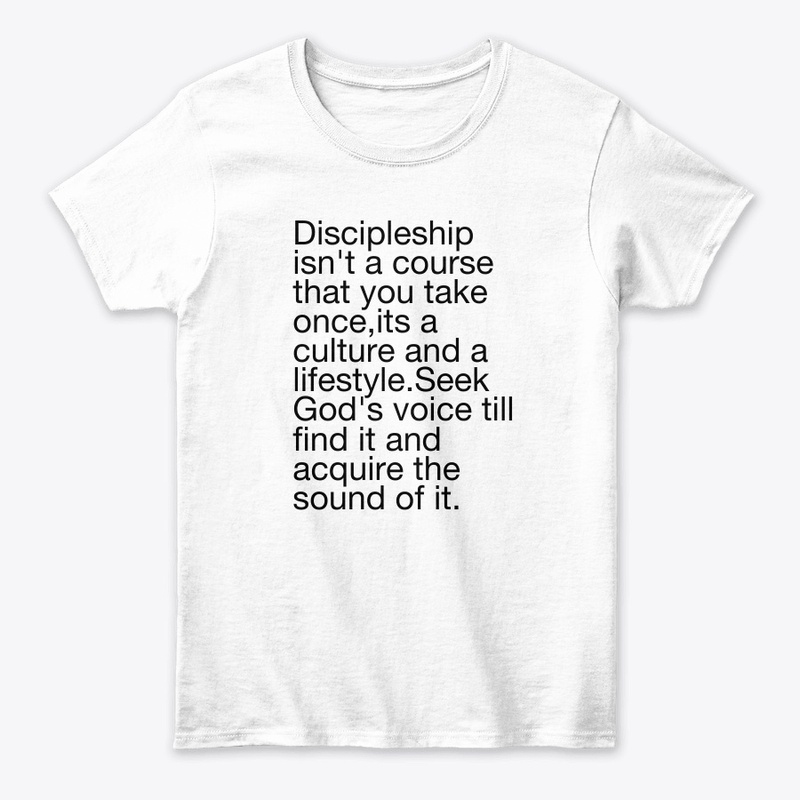 Discipleship is a lifestyle apparel