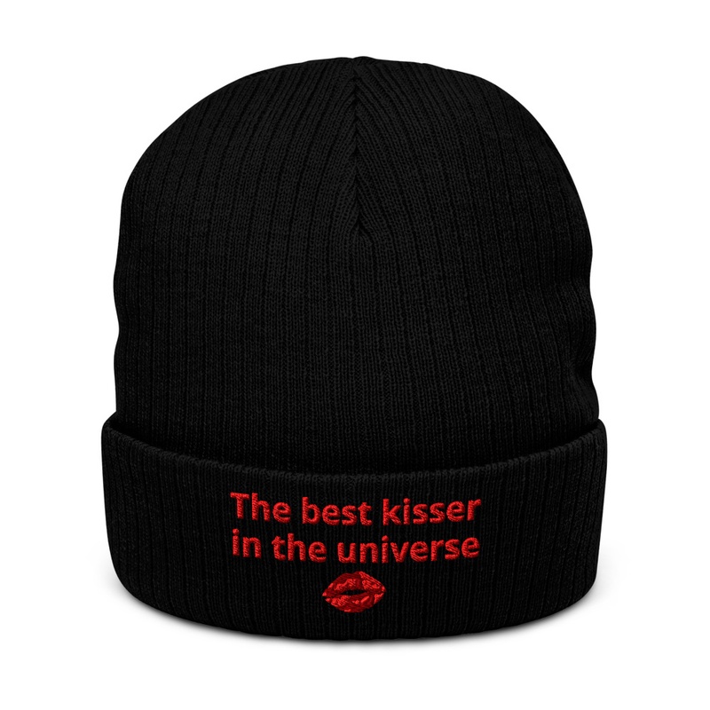 The best kisser Ribbed Knit Beanie