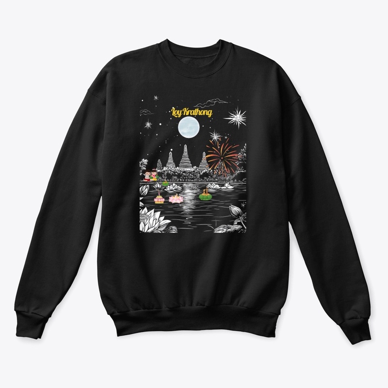 Loy krathong,T-shirt, Thai land