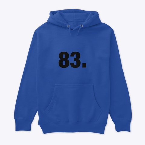 King 83 Pennii Pullover Hoodie True Royal T-Shirt Front