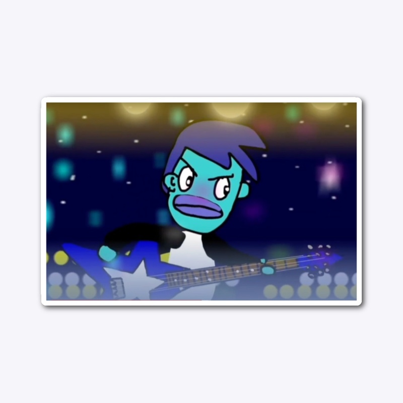 blue guitar guy