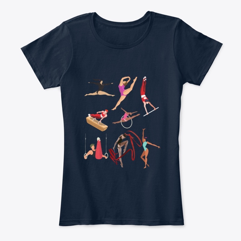 Gymnast Serving It Up