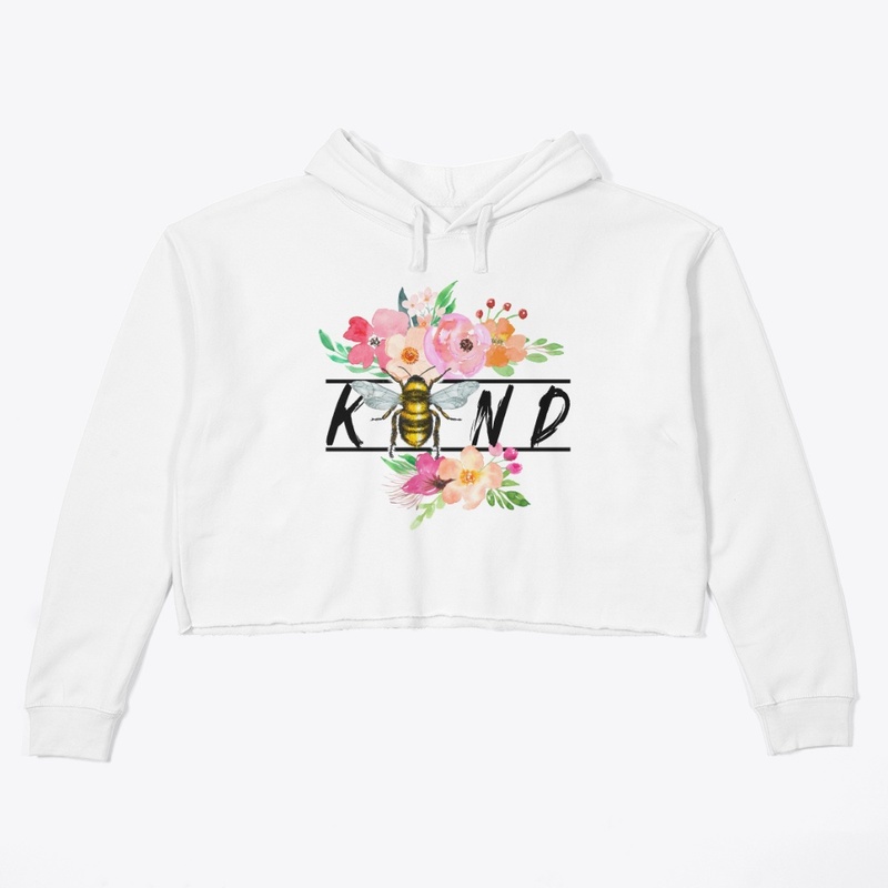 Bee kind with flowers