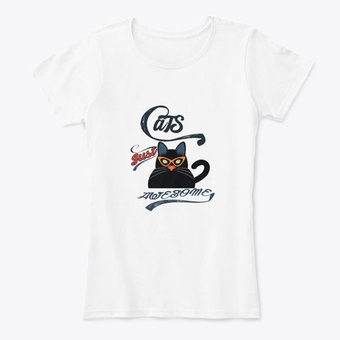 Wome White T-Shirt Front