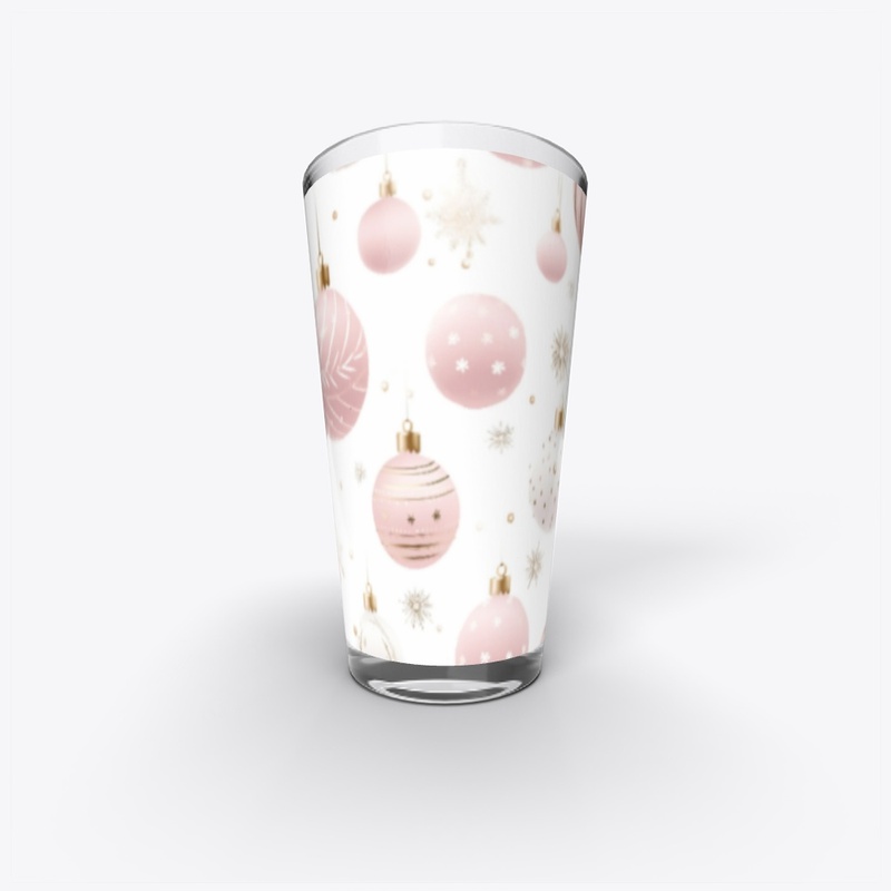 Funny Pink Frosty Xmas Festive Vibes