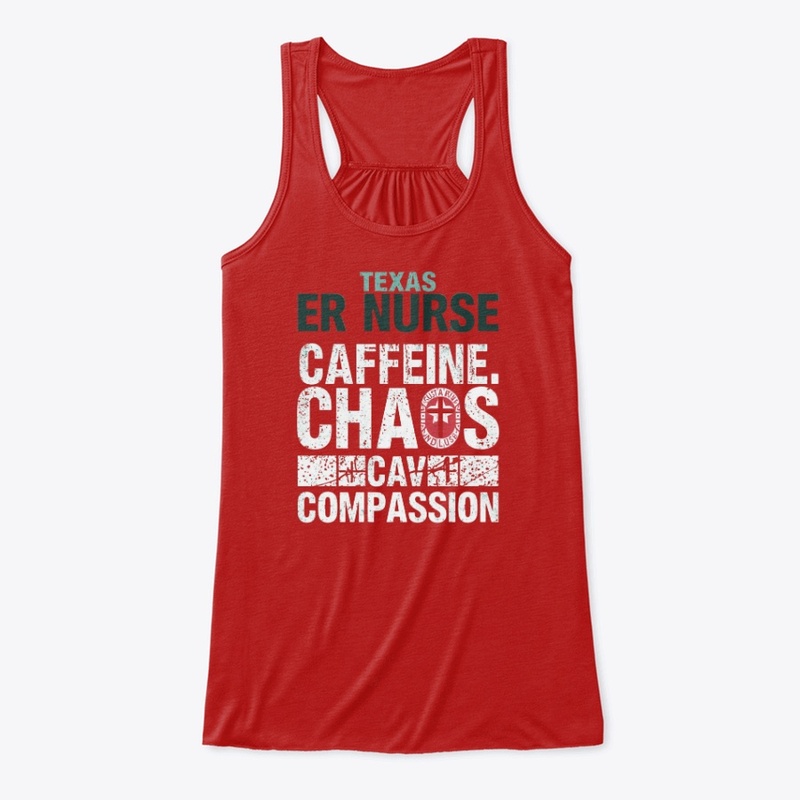 Texas ER Nurse Caffeine Chaos Tee