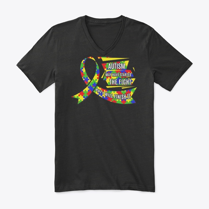 Autism Awareness Gift Finish The Fight