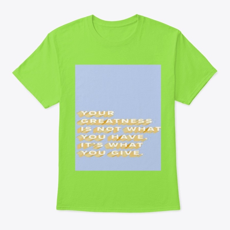 YOUR GREATNESS IS AESTHETIC TEE  