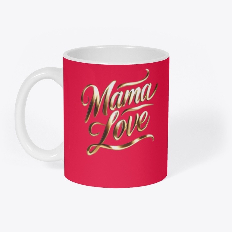 Mama Love Gold Script tee| Elegant Gift