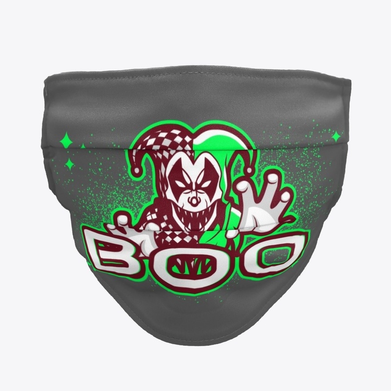 Halloween Face Mask (Clown#2c)