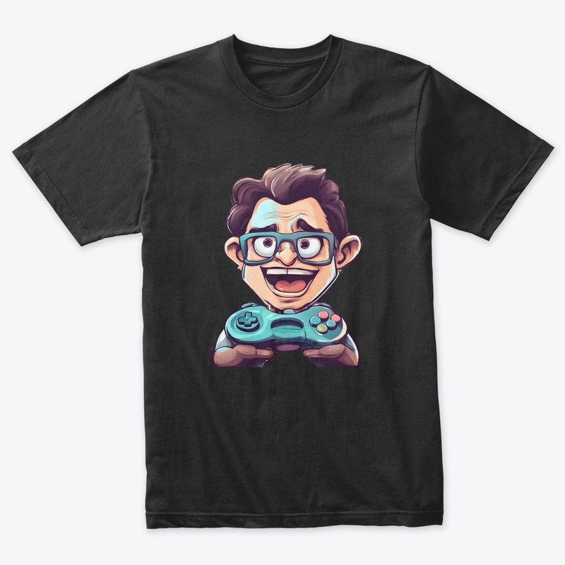 Cartoon Video Gaming T-shirt Design