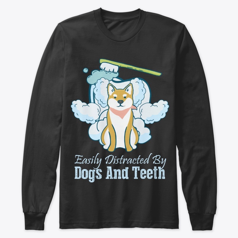 Dog Lover n Dentist Gift Distracted