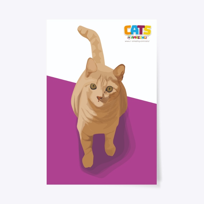 Ginger Cat – ‘R’ Amazing Poster