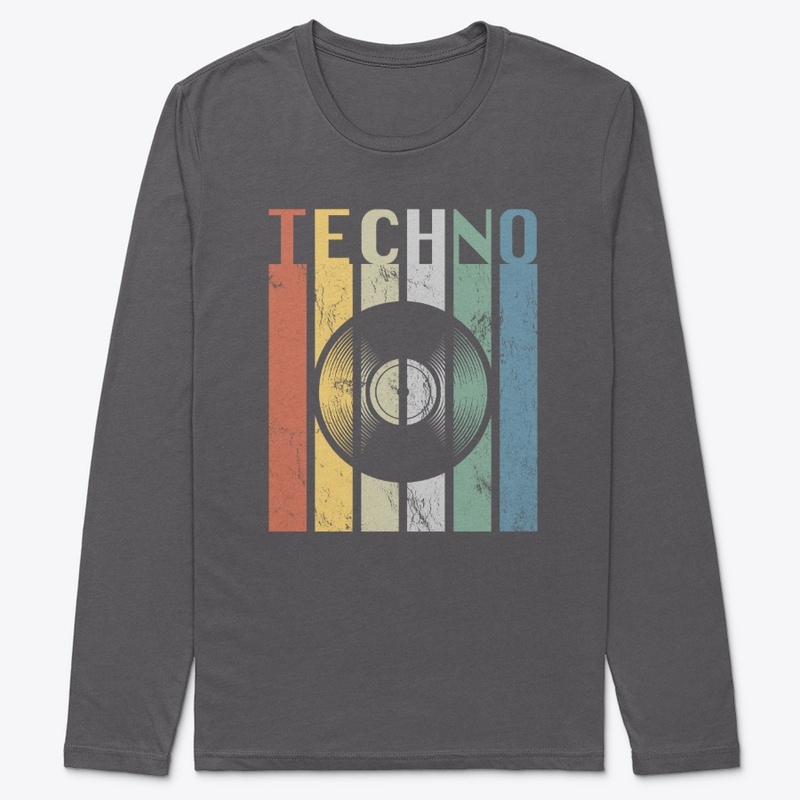 Techno Vintage Multicolor Stripes Vinyl