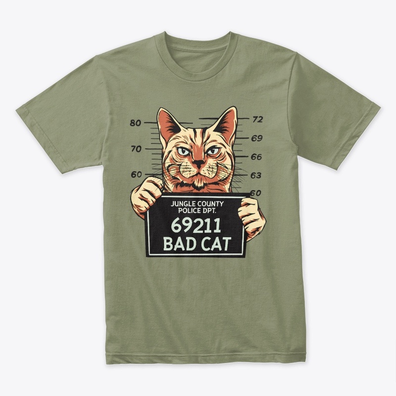 Funny Criminal Cat Mugshot