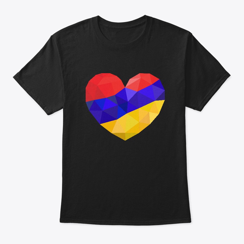 Cute Armenian Flag Graphic Heart Design
