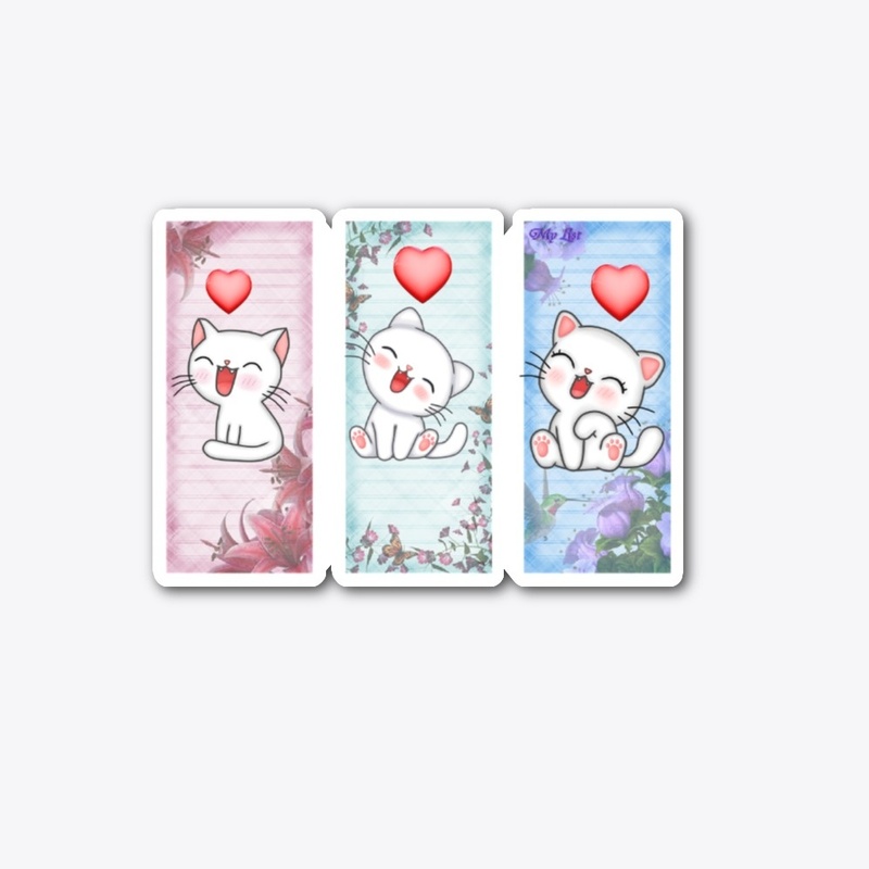 Cute kitten smiling design