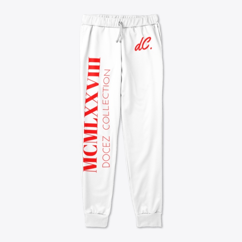 Roman Numerals Collection Red