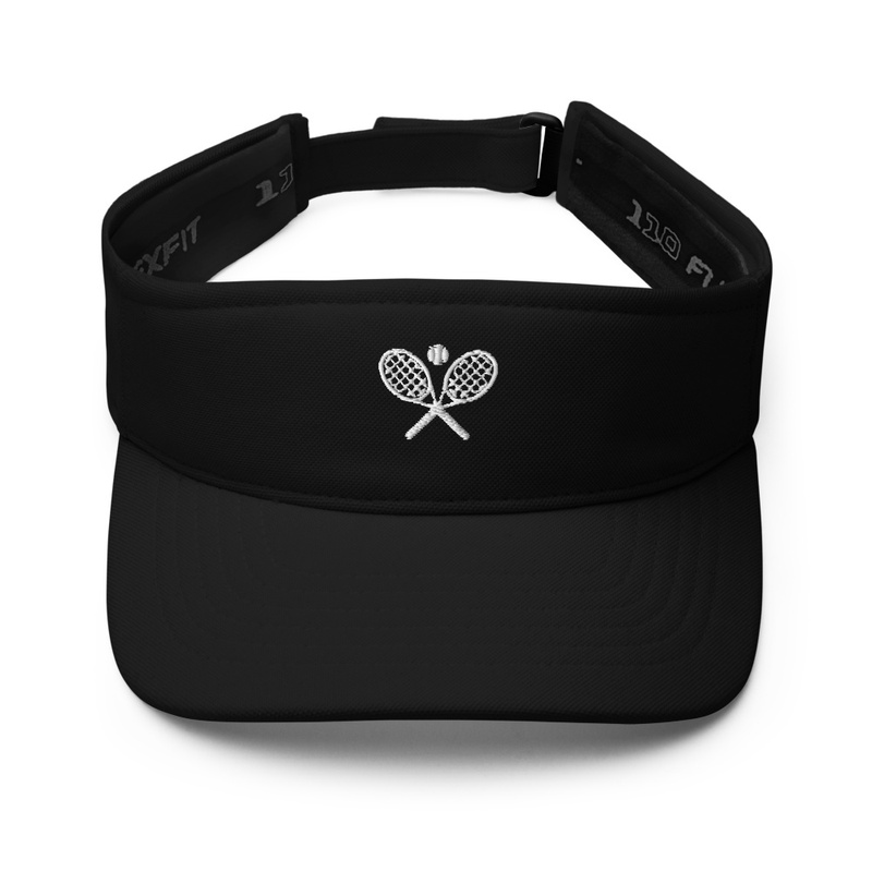 Tennis Rackets Crossing Visor