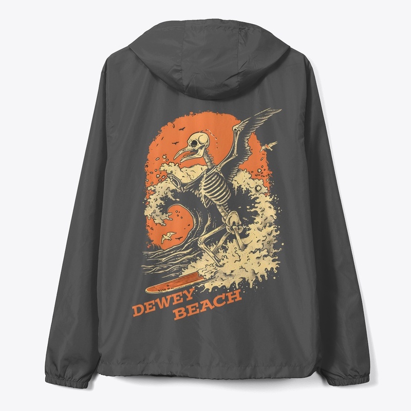Surfing Seagull Windbreaker