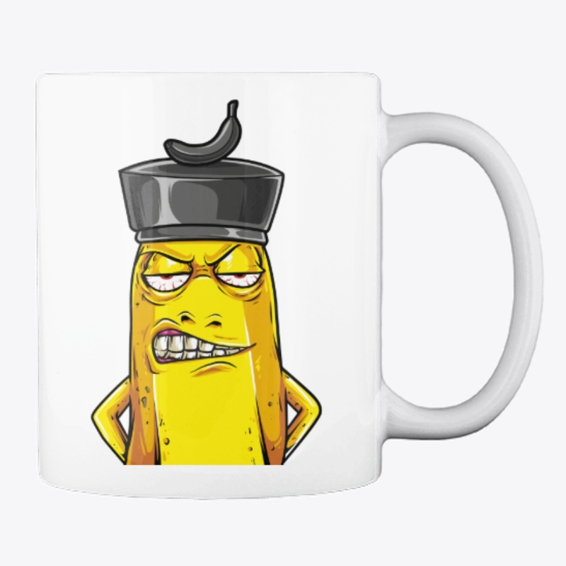 Yellow Grin Chess King Banana