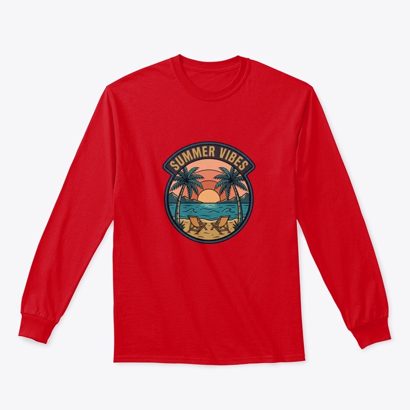 Vintage Summer Vibes T-Shirt Design