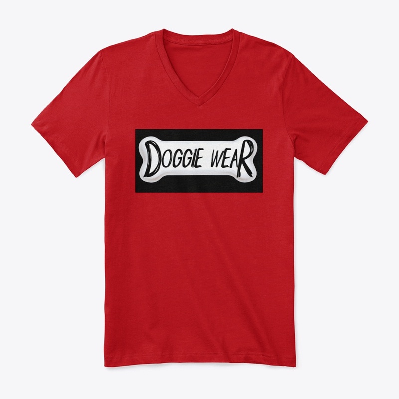 DOGGIE WEAR: Logo in BONE Tees
