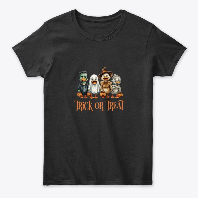Trick or Treat Halloween Ducks