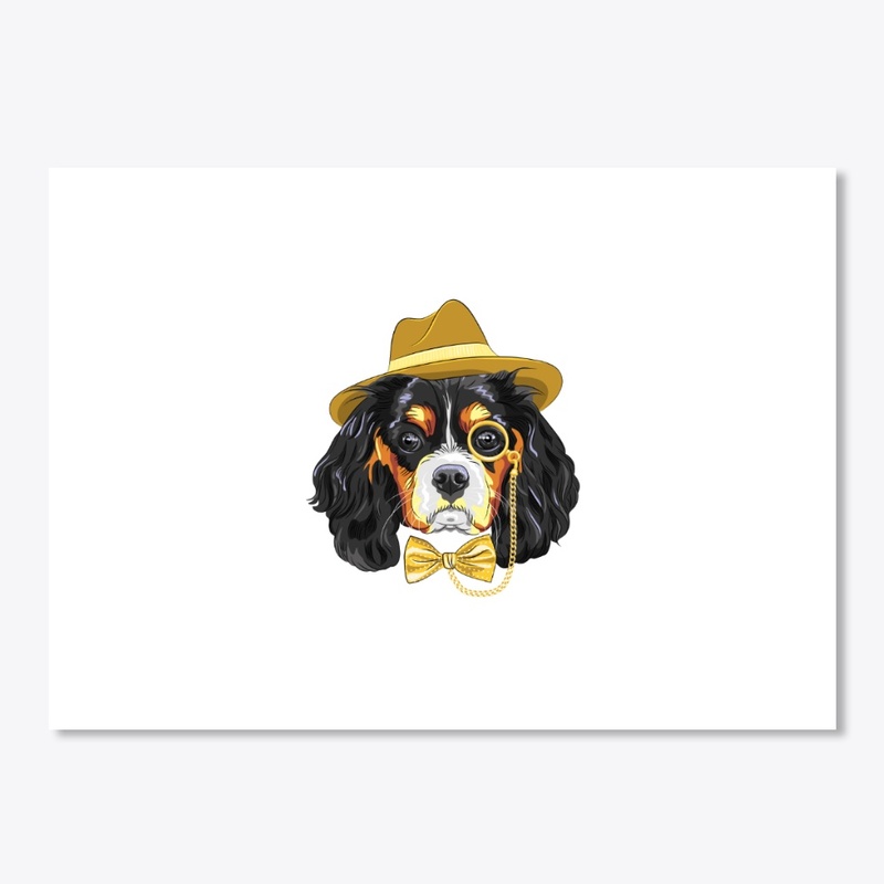Funny Hipster Dog King IPhone Case