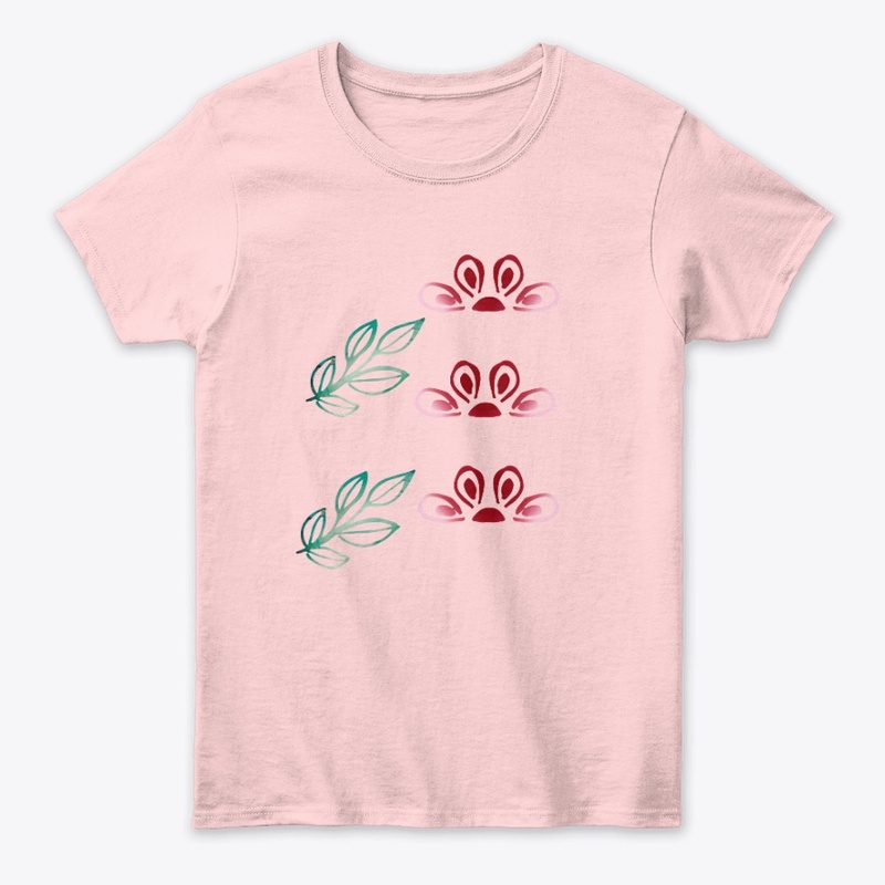 Floral line art design.