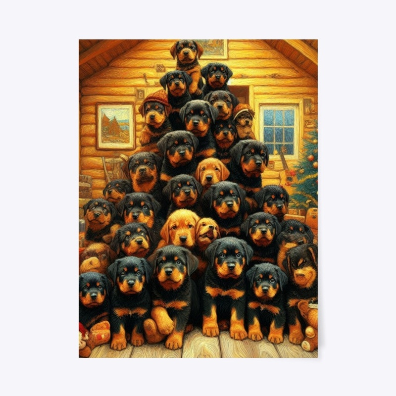 Rottweiler Christmas Tree